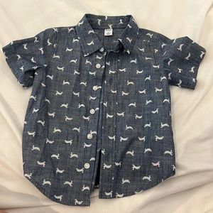 Old navy boys short sleeve button down